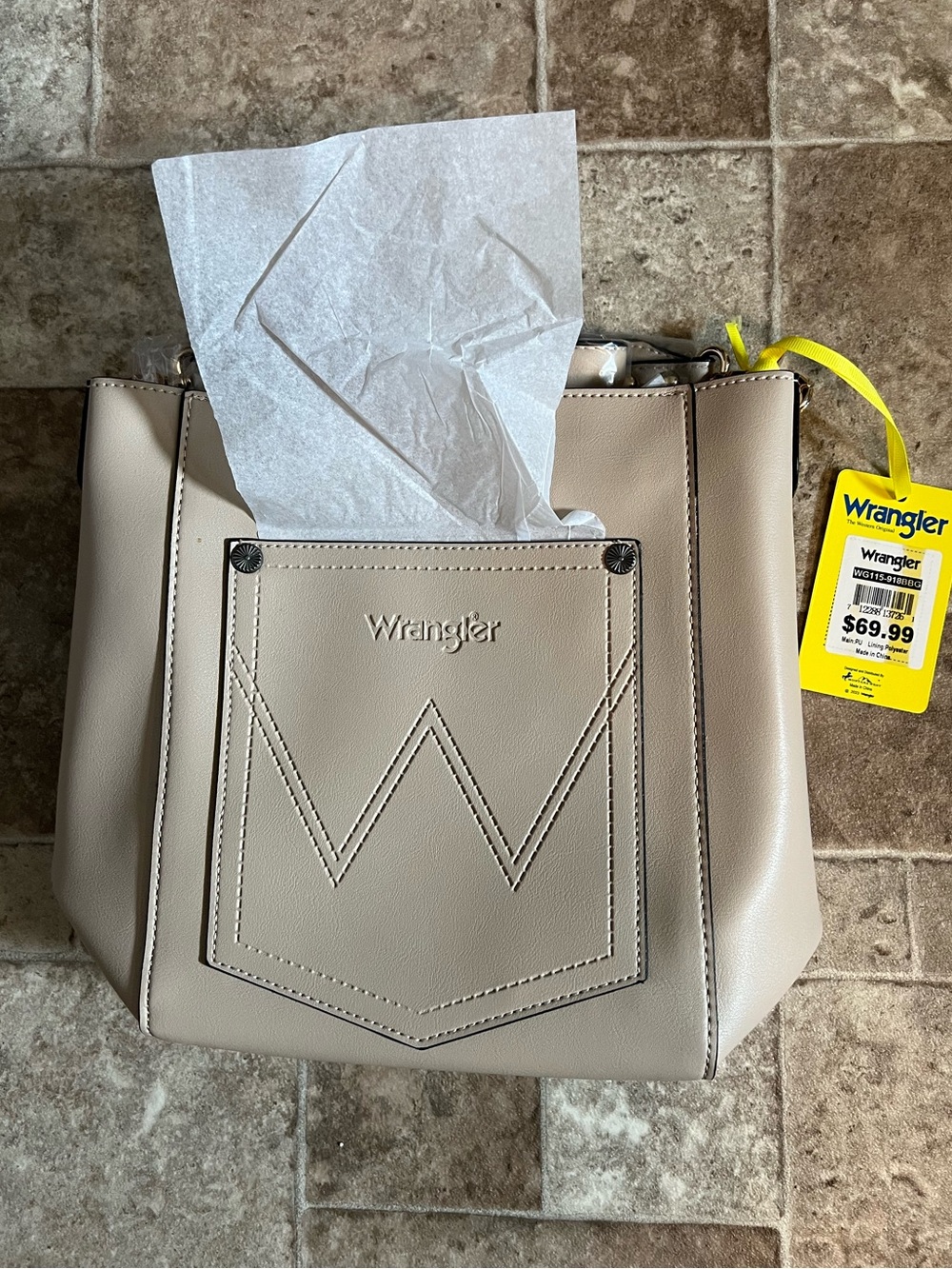 NWT 2-Piece Wrangler Women's Crossbody Bucket Bag - Picture 3 of 3